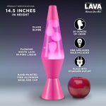 Lava The Original Lamp - New 14.5 Wild Pink ?C Classic Liquid Motion Lamp - White Wax and Pink Liquid - Item #2361 (Amazon Exclusive)