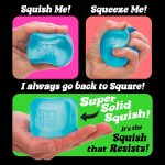 Schylling NeeDoh Nice Cube - Sensory Squeeze Toy with Super Solid Squish - 2.25 Cube - Color May Vary (Pack of 1)