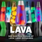 The Original Lava? Lamp - 14.5 Gunmetal Grey - Classic Liquid Motion Lamp - Tri-Colored Green/Blue/Purple - Item #2098 (Amazon Exclusive)